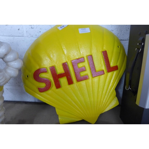 2139 - Large Shell logo * this lot is subject to VAT