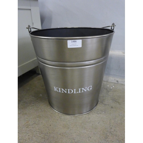 1486 - A pewter kindling bucket (1754013)   #