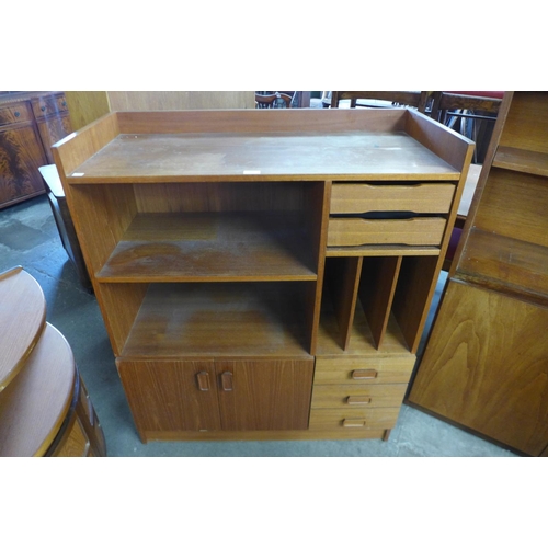 147 - A Danish teak record cabinet