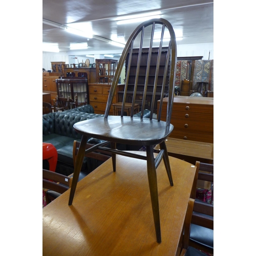 165 - A set of six Ercol Golden Dawn elm and beech Quaker chairs