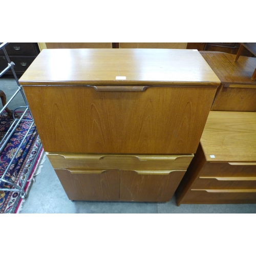 183 - A teak bureau