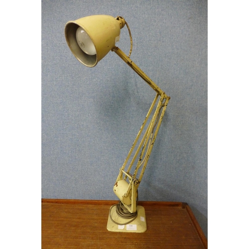 438 - A cream metal anglepoise desk lamp