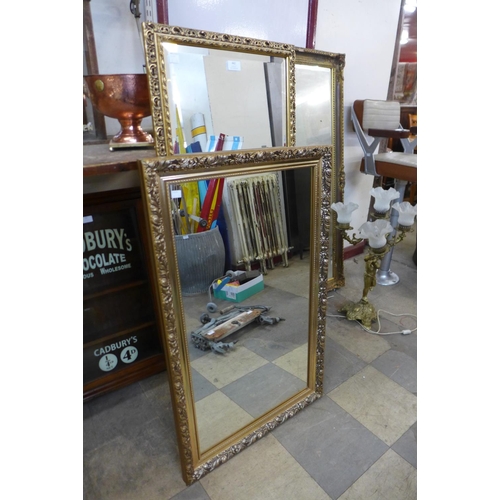 442 - Two gilt framed mirrors