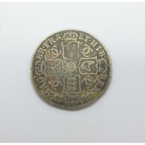 1027 - A Charles II 1663 shilling