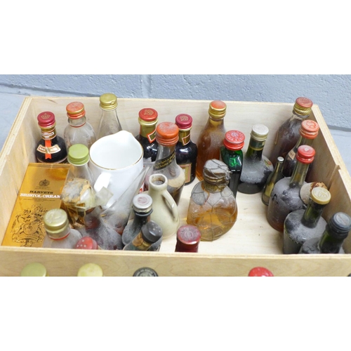 1220 - A box of miniature wines and spirits **PLEASE NOTE THIS LOT IS NOT ELIGIBLE FOR POSTING AND PACKING*... 