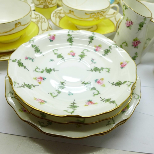 645 - A collection of Crown Derby, plates, cups and saucers, cream and sugar x2, some a/f (24)