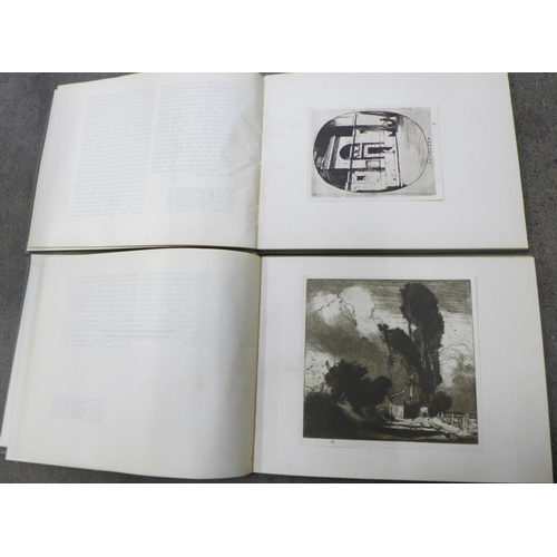 687 - Two books, The Studio Modern Masters of Etching, Sir D.Y. Cameron, R.A. and Frank Brangwyn