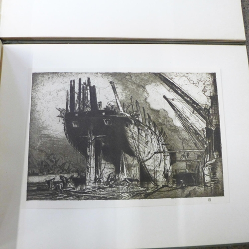 687 - Two books, The Studio Modern Masters of Etching, Sir D.Y. Cameron, R.A. and Frank Brangwyn