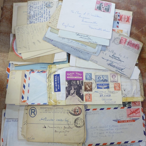 689 - World postal history; an accumulation of all period world postal history including (a few) Great Bri... 