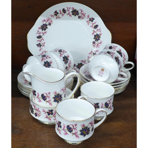 691 - A Paragon Michelle pattern six setting tea set