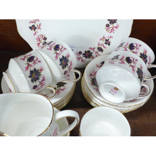 691 - A Paragon Michelle pattern six setting tea set