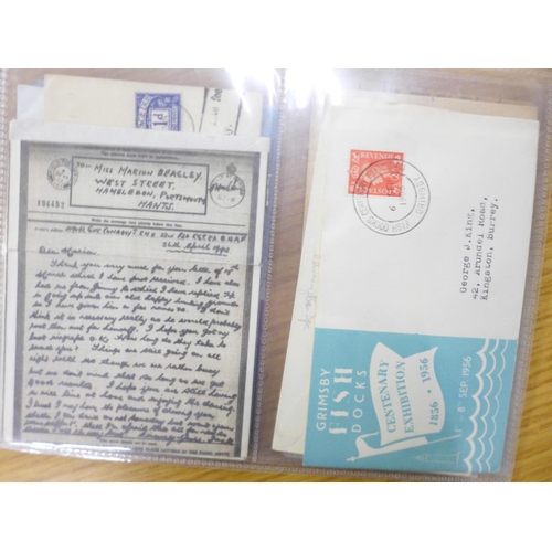 706 - Stamps; GB postal history, pre stamp (6) onwards (48 items)