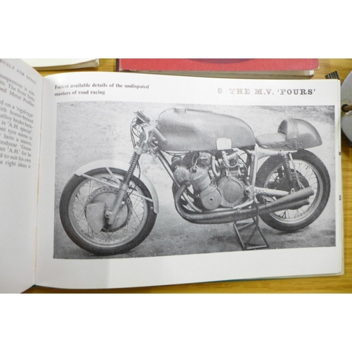 709 - Motorcycling books and two AA badges