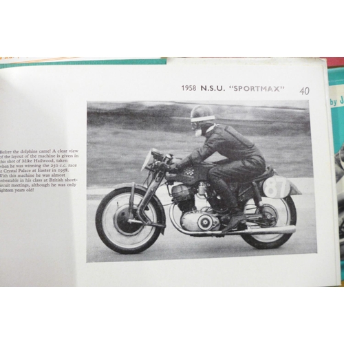 709 - Motorcycling books and two AA badges