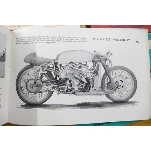 709 - Motorcycling books and two AA badges