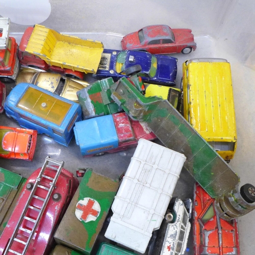 749 - Corgi, Dinky and Tonka die-cast model vehicles, playworn