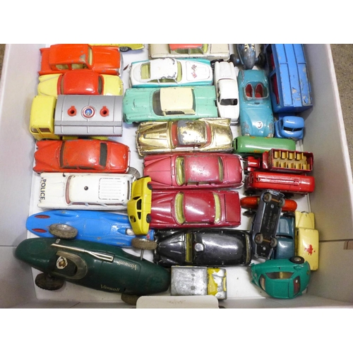 788 - A collection of model vehicles, mainly Corgi, and a Tri-ang Mini Toys London Transport coach