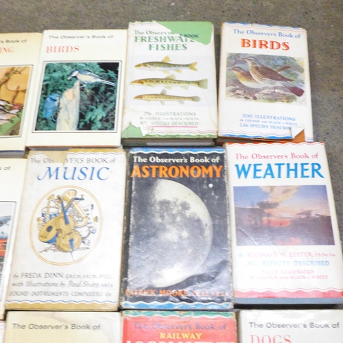 791 - Thirty-three Observer books