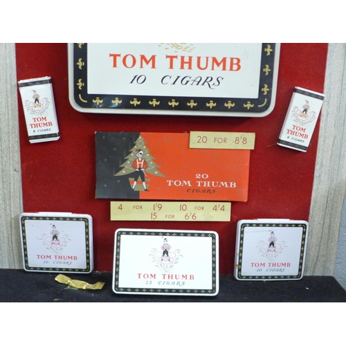 833 - A Tom Thumb cigar advertising display