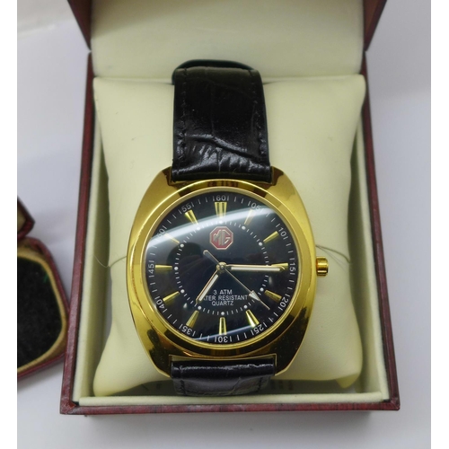 935 - A MG wristwatch and a lady's wristwatch