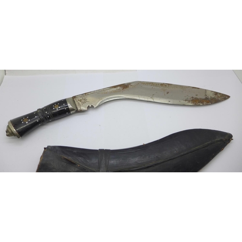 937 - A kukri with scabbard