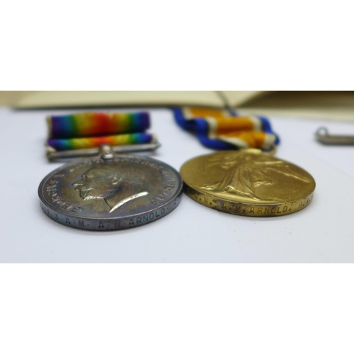 960 - Two Boer War medals, Queen's and King's South Africa medals to 8327 Pte. A.W.C. Arnold Coldstream Gu... 