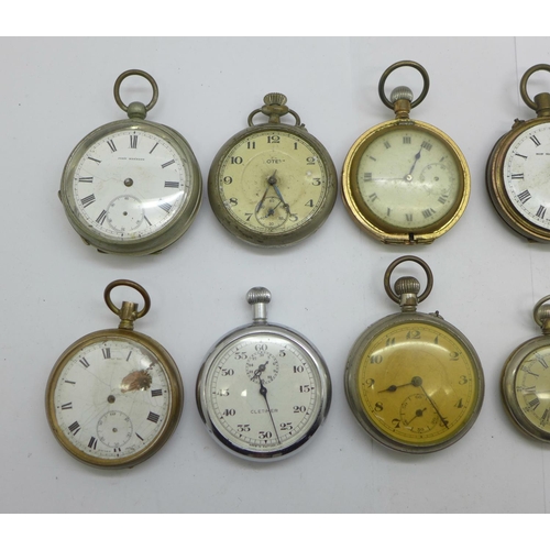 978 - A collection of pocket watches, a/f