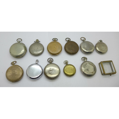 978 - A collection of pocket watches, a/f