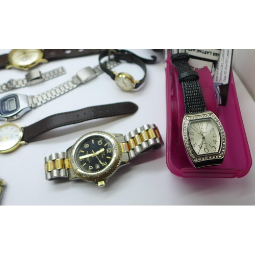 984 - A collection of wristwatches