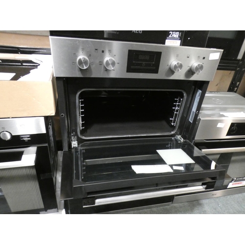 3071 - Zanussi H888xW594xD548 Built In Multifunction Double Oven - model no.:- ZOD35661XK, RRP £505 inc. VA... 