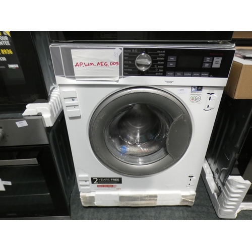 3075 - AEG H819xW596xD540 Integrated Washing Machine (8kg)  - model no.:- L7FC8432BI, RRP £499 inc. VAT * T... 