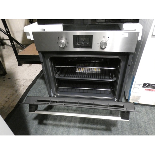 3077 - Zanussi H589xW594xD568 Single Pyrolytic Oven - model no.:- ZOPNX6X2, RRP £399 inc. VAT * This lot is... 