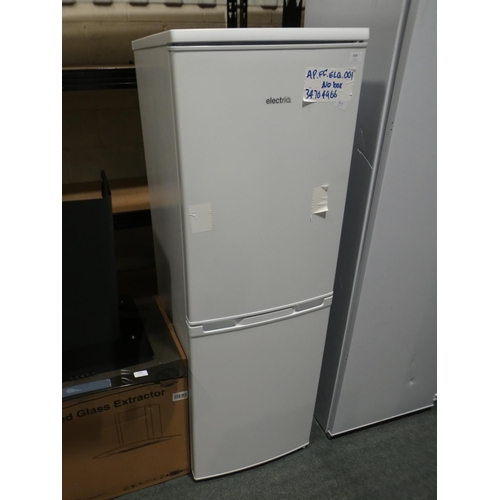 3080 - electriQ EQFS50152FF 172 Litre Freestanding Fridge Freezer 50/50 Split Frost Free 50cm Wide - White ... 