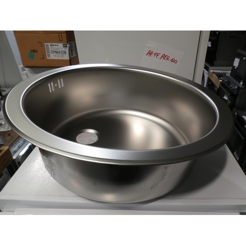 3091 - 450mm Installation Round Stainless Steel Sink - model no.:- SW4848, RRP £18.5 inc. VAT * This lot is... 