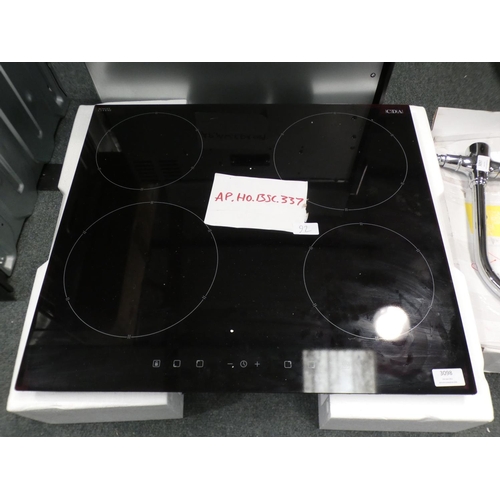 3098 - CDA Induction 4 Zone Hob - Black  * This lot is subject to VAT