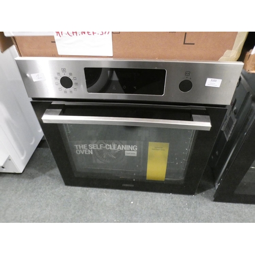 3101 - Zanussi H589xW594xD568 Single Pyrolytic Oven - model no.:- ZOPNX6X2, RRP £399 inc. VAT * This lot is... 