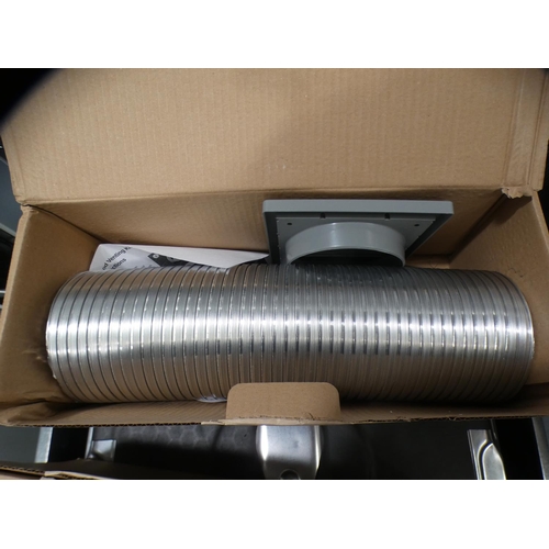 3114 - 120mm Chimney Hood Ducting Kit - model no.:- UNKNOWN, RRP £30 inc. VAT * This lot is subject to VAT