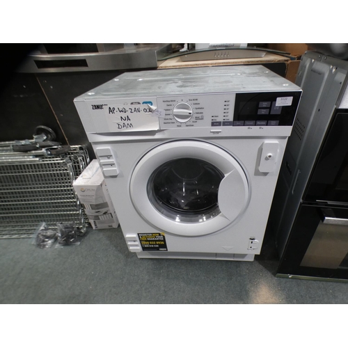 3122 - Zanussi H819xW596xD540 Integrated Washer Dryer (8kg) - model no.:- Z816WT85BI, RRP £719 inc. VAT * T... 