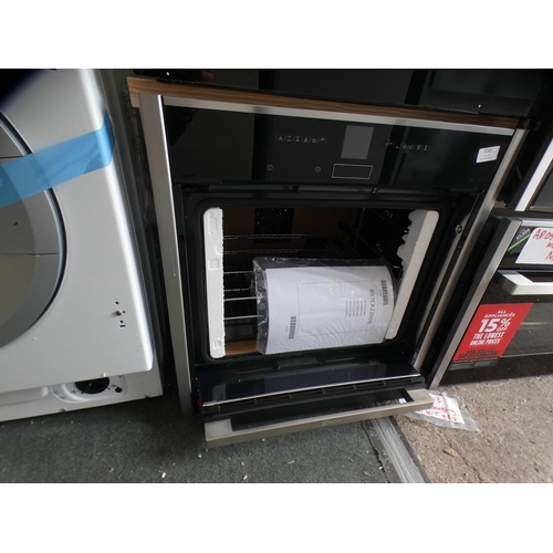 3243 - Neff Single Multifunction Pyrolytic Oven - Stainless Steel - Slide & Hide H595xW596xD548 , model no.... 