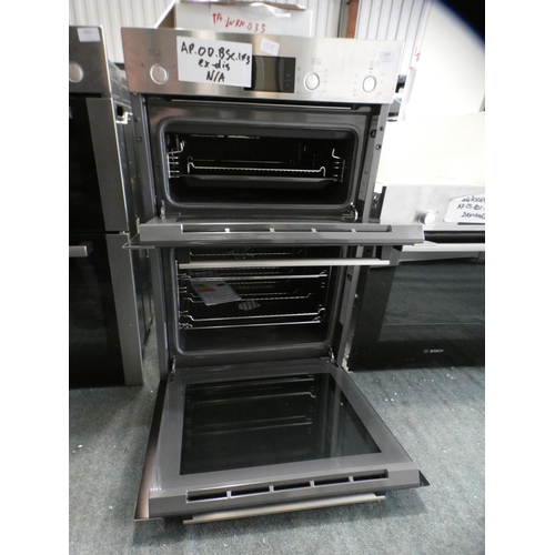 3262 - Bosch H888xW595xD550 Built-In Electric Double Multi-Function Oven - Stainless Steel - model no.:- HB... 