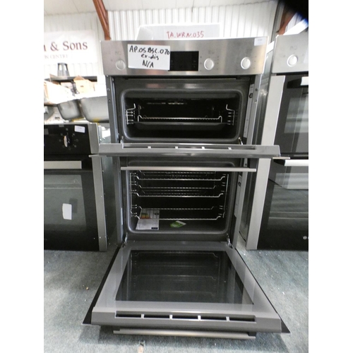 3263 - Bosch H888xW595xD550 Built-In Electric Double Multi-Function Oven - Stainless Steel - model no.:- HB... 