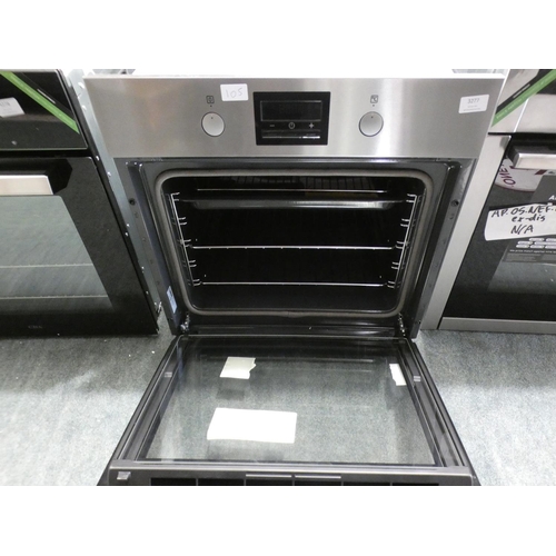 3277 - Zanussi H589xW594xD568 Single Multifunction Pyrolytic Oven - model no.:- ZOP37982XK, RRP £395 inc. V... 