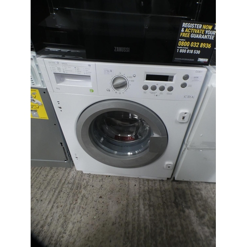 3326 - CDA Fully Integrated Washer (6kg) H825xW595xD540 , model no.:-CI361, RRP £342 inc. VAT - slight scra... 