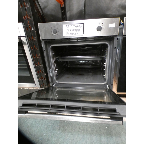 3362 - Zanussi H589xW594xD568 Single Multifunction Pyrolytic Oven - model no.:- ZOP37982XK, RRP £395 inc. V... 