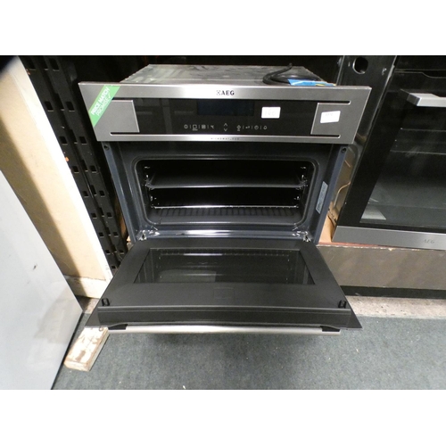 3370 - AEG MICROWAVE - model no.:- , RRP £300 inc. VAT - ex display  * This lot is subject to VAT