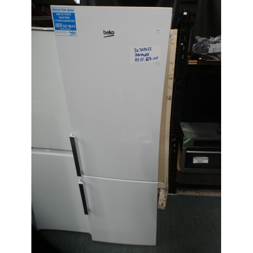 3371 - Beko CSP3685W 60/40 Fridge Freezer - White - model no.:- 0, RRP £307.5 inc. VAT * This lot is subjec... 