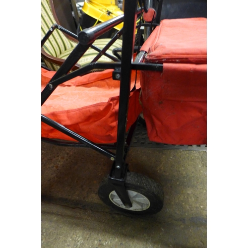 2485 - 4 Wheel folding festival trolley