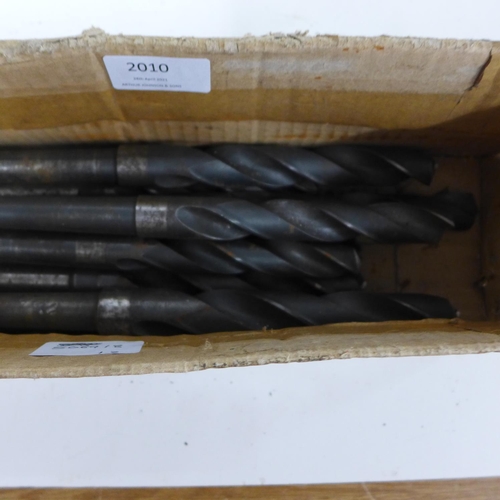 2010 - 10 Dormer HSS Morse tapered drills: 9/16 x2, 21/32, 43/64, 23/32, 13/16, 27/32, 7/8, 29/32