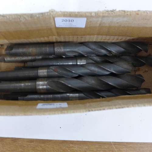 2010 - 10 Dormer HSS Morse tapered drills: 9/16 x2, 21/32, 43/64, 23/32, 13/16, 27/32, 7/8, 29/32