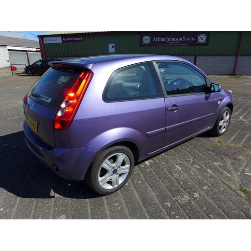 2674 - Ford Fiesta Zetec Climate 3 Door hatchback 1242cc Date of registration 31.03.2008  YR08 WVU - Mileag... 